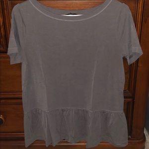 Banana Republic short sleeve gray top